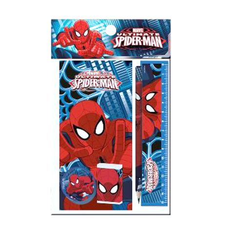 Ultimate Spiderman 6 Piece Stationery Set £2.49